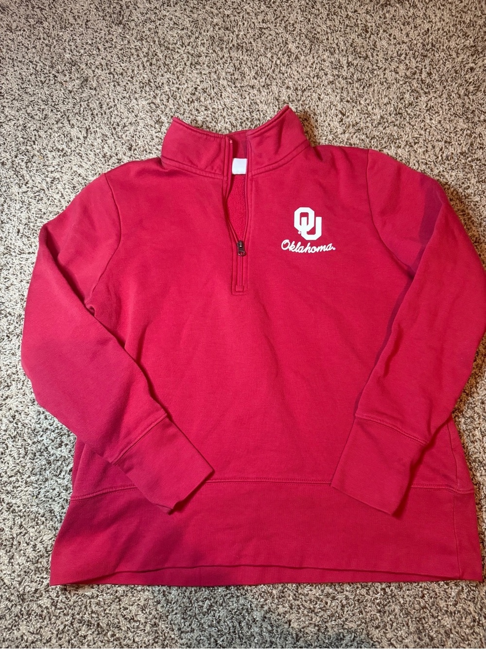Knights Apparel Crimson Quarter-Zip Turtleneck Sweatshirt